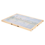VEVOR 1000 detaļu rotējošs puzles dēlis ar 5 atvilktnēm un vāku, 74 x 53 cm pārnēsājams koka galds, puzļu organizators pieaugušajiem, uzglabāšanas sistēma, dzimšanas dienas dāvana mammai