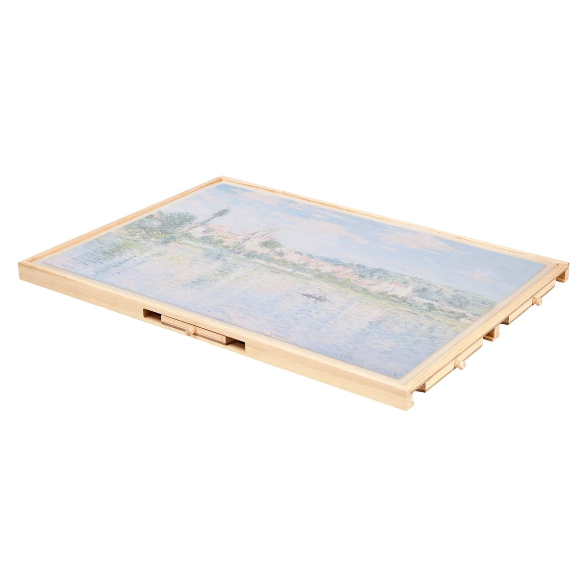 VEVOR 1000 detaļu rotējošs puzles dēlis ar 5 atvilktnēm un vāku, 74 x 53 cm pārnēsājams koka galds, puzļu organizators pieaugušajiem, uzglabāšanas sistēma, dzimšanas dienas dāvana mammai