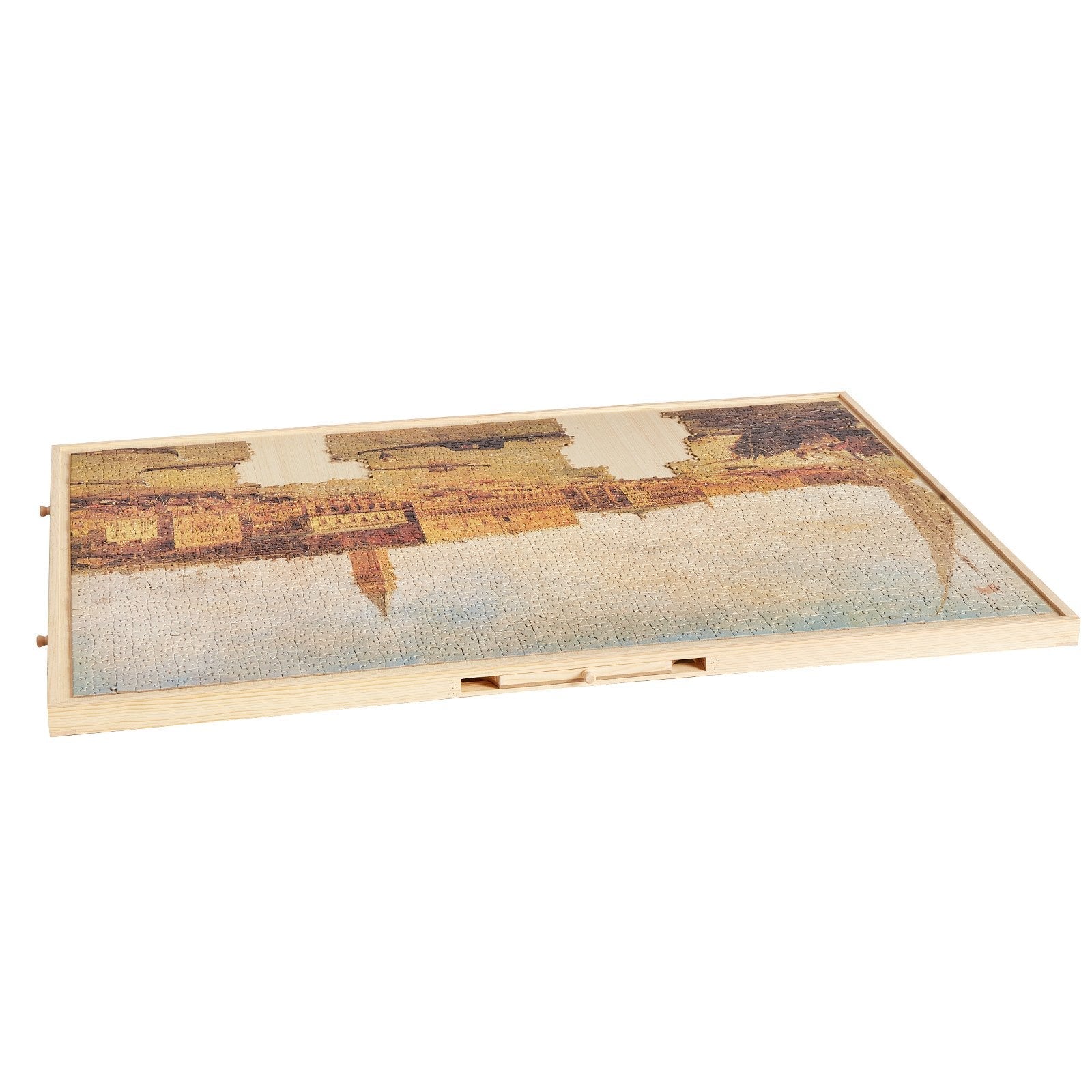 VEVOR 2000 detaļu rotējošs puzles dēlis ar 5 atvilktnēm un pārsegu, 102 x 74 cm pārnēsājams koka galds, puzļu organizators pieaugušajiem, uzglabāšanas sistēma, dzimšanas dienas dāvana mammai