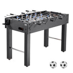 VEVOR galda futbola galds 121 cm, standarta izmēra iekštelpu galda futbola galds mājai, ģimenei un spēļu istabai, izturīgs komplekts ar 2 bumbiņām, rezultātu skaitītāju un 2 krūžu turētājiem