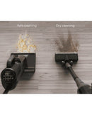 AENO märg- ja kuivpõrandapuhasti koos harjakuivatusega, mis muutub tavaliseks tolmuimejaks, 4000 mAh, 12kPa, puhta vee paak 650 ml, määrdunud vee paak 800 ml.