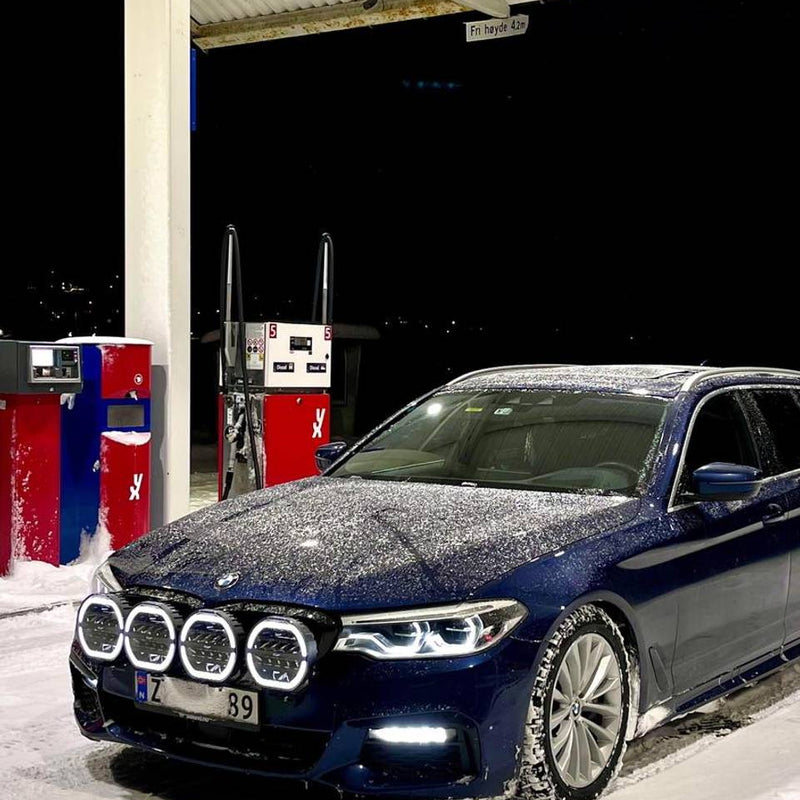 1605-NS3871 W-LIGHT Fury 9" 12-48V  9000Lm 5500K 16 LED papildlukturis, apaļš, melns,  ⌀ 229.00 x 85.00mm, R148, R149, R10, R65 cl.1