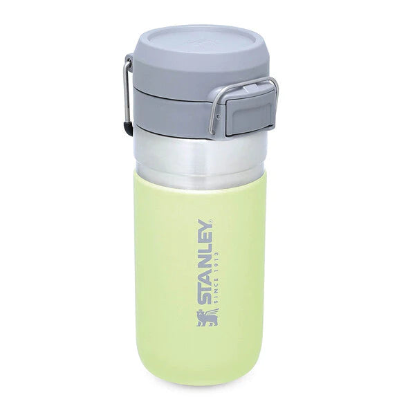 Stanley Thermo Bottle The Quick Flip Water Bottle Go 0,47L lemon yellow,5h hot,7h cold,lemon yellow,lemon yellow,stainless steel,100% original