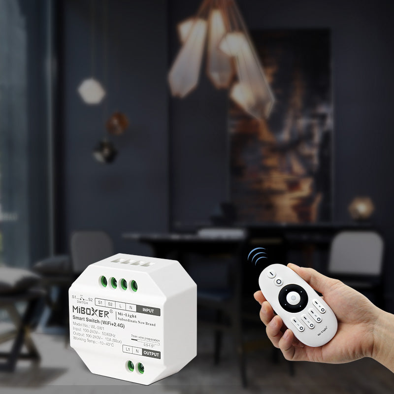 Nutikas lüliti (WiFi + 2,4G) AC100-240V Max 10A
