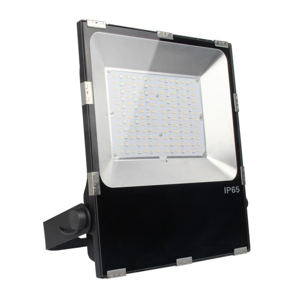 50W(4800Lm) LED Prožektors, IP65, RGB+CCT, ar wi-fi,  melns korpuss, RGB+2700-6500K