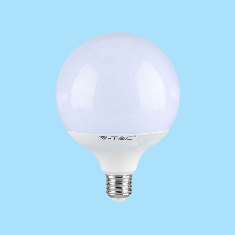 E27 22W(2600Lm) LED Spuldze, V-TAC SAMSUNG, IP20, G120, auksti balta gaisma 6500K