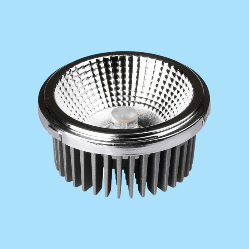 Светодиодная лампа AR111 20W(1800) с отражателем и изменяемым углом луча 40-20°, IP20, холодный белый 6400K