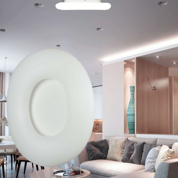 22W (2150Lm) LED V-TAC design round dome light with remote control, 3IN1, V-TAC, white, square, IP20, dimmable, warranty 3 years