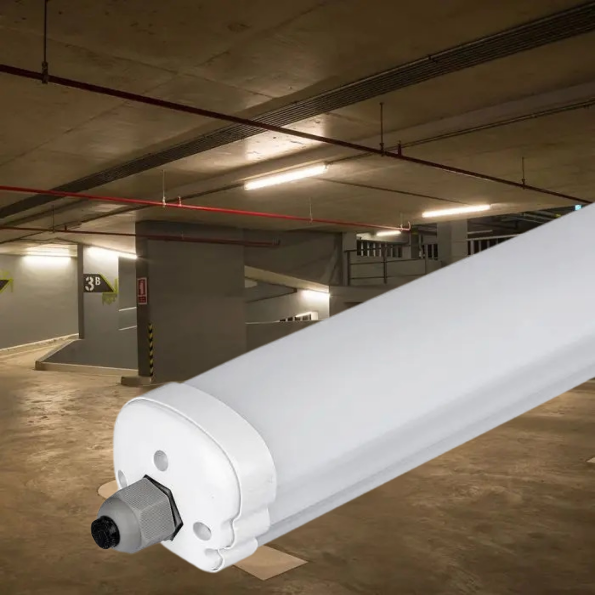 48W(5760Lm) 150Lm/W, 150cm LED lineaarne valgusti, G-seeria, IP65, V-TAC, ilma pistikuta (kaabliühendus), jaheda valge valgus 6500K