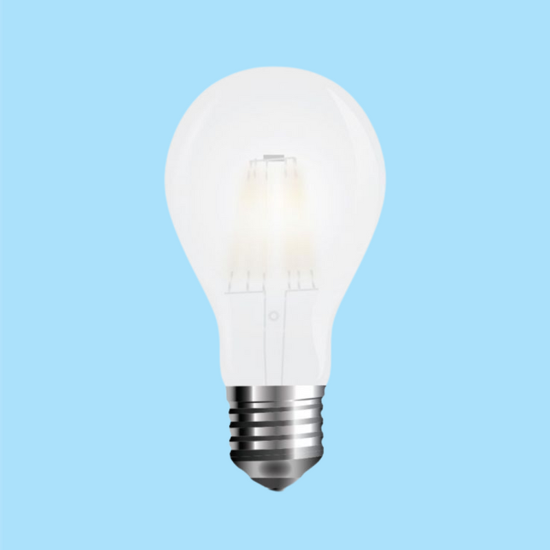 E27 4W(400Lm) LED лампа Filament матовая, A60, V-TAC, холодный белый 6400K
