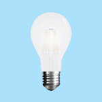E27 4W(400Lm) LED-lampa med frostad glödtråd, A60, V-TAC, kallvit 6400K