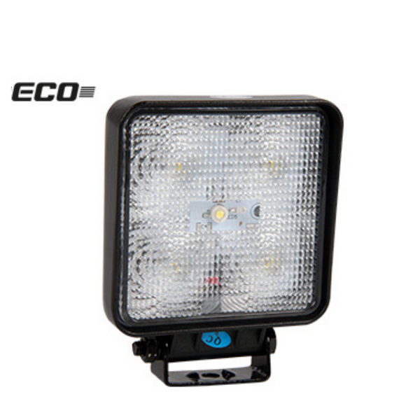 15W(1000Lm) LED Epistar work light, IP67, R10, cold white light 6000K, 110/43/135 mm