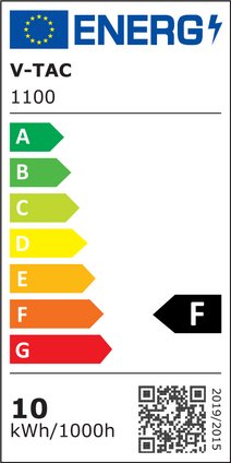 Prover till salu 10W(730Lm) LED infälld takarmatur, V-TAC, IP20, kallvitt ljus 6000K