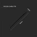 Multifunktsionaalne nailonist kaabliside 2.5x150mm (100gab), must, V-TAC