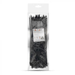 Multifunktsionaalne nailonist kaabliside 3.5x300mm (100gab), must, V-TAC