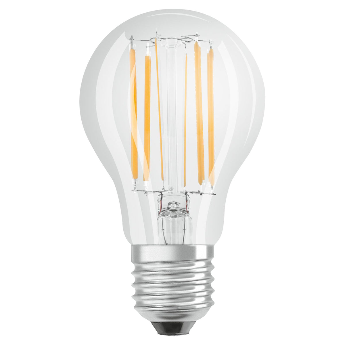 E27 7.5W(1055Lm) OSRAM LED SUPERSTAR Spuldze Filament, IP20, silti balta gaisma 2700K