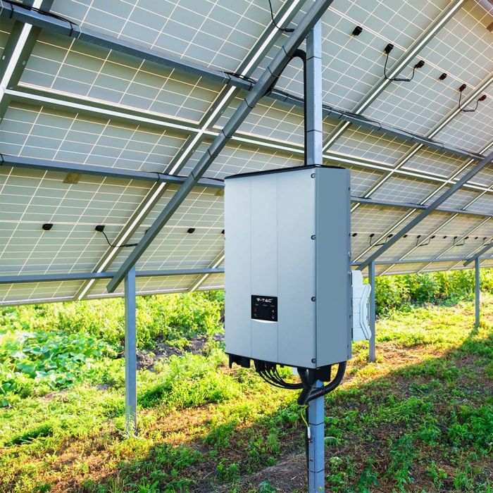 8,8 KW kolmefaasiline võrguinverter. "Verified by Distribution Grid", registreeritud kui V-TAC Exports Limited VT-6608305, saadaval valimiseks. Viieaastane garantii. IP65