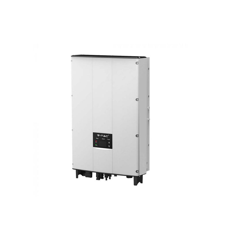 8.8 KW three-phase network inverter. "Sadales Tīkla" verified, registered as V-TAC Exports Limited VT-6608305, available for selection. Five-year warranty. IP65