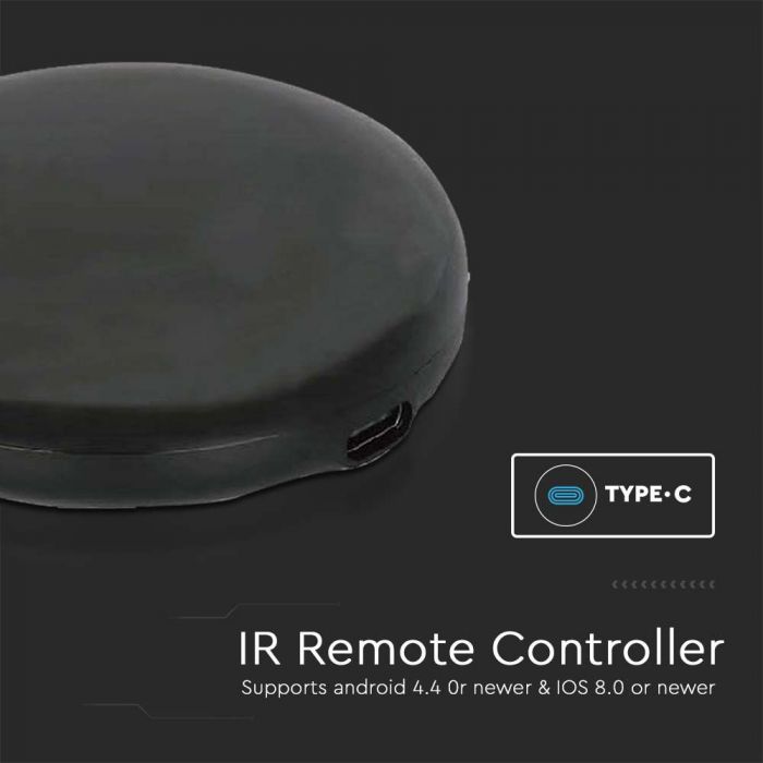 Infrared LED SMART Bulb Remote Controller, Black, IP20, Compatible with AMAZON ALEXA &amp; GOOGLE HOME