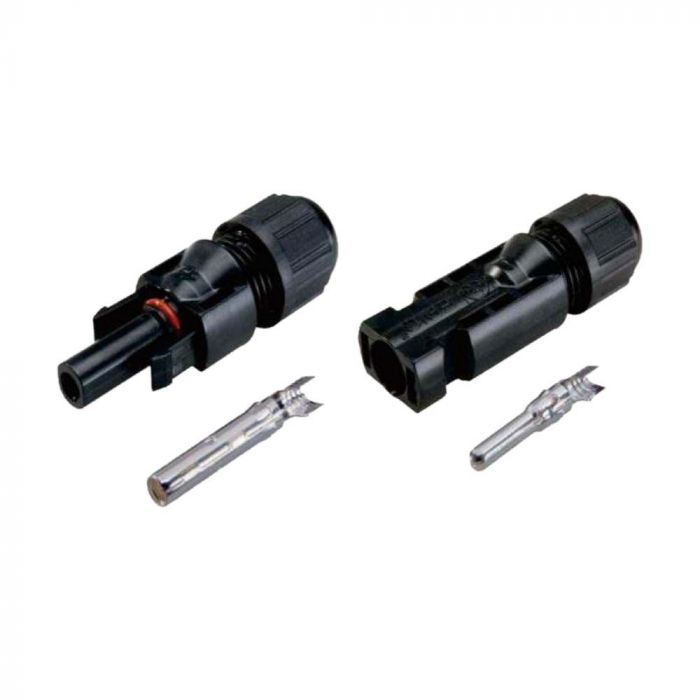 MC4 connector set for solar panels, 4-6mm2 cables