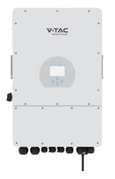 10KW hybrid växelriktarsats för solsystem, 3 faser, 5 års garanti + 10kW/h eller 10240W Batteri med elektronisk LED-display, används för hybrid solsystem, 200Ah/51,2V, V-TAC varumärke, 5 års garanti, 7000 fulla laddningscykler