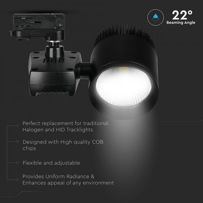 40W (2600Lm) LED valgusti, IP20, V-TAC, jaheda valge valgus 6000K
