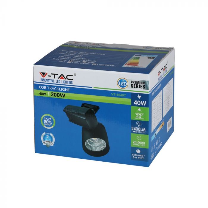 40W (2600Lm) LED valgusti, IP20, V-TAC, jaheda valge valgus 6000K