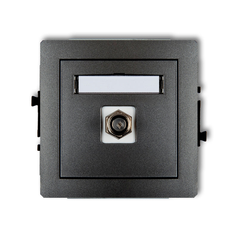 Antenna 1 socket mechanism F(SAT) DECO, z/a, graphite