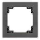 Universaalne 1-istmeline plastmassist raam DECO, grafiit