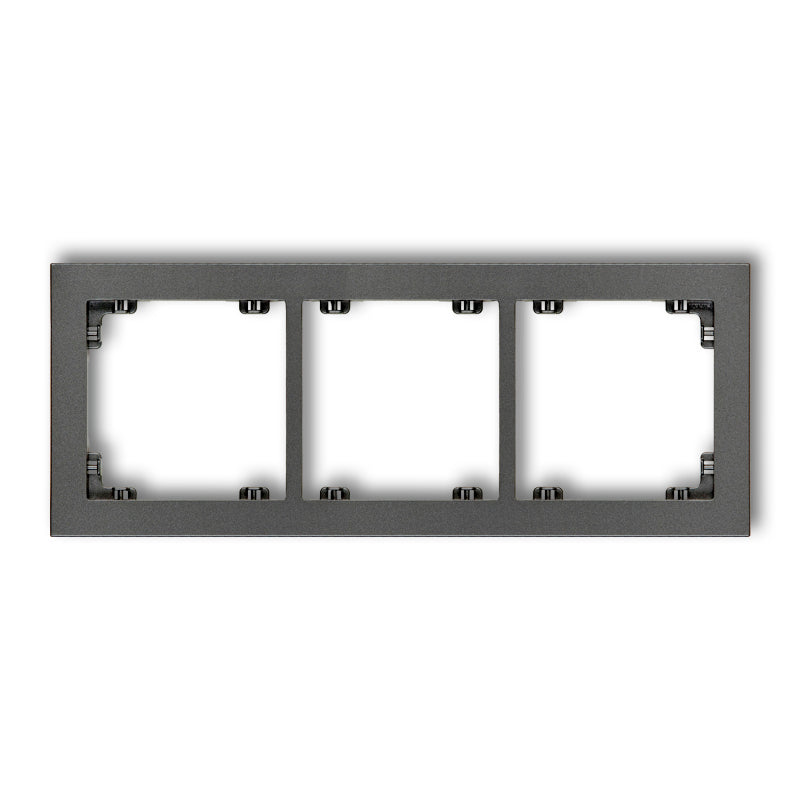 Universal 3-sits plastram DECO, grafit