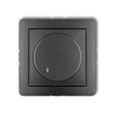 Elektroniskais apgaismojuma regulēšanas un pagriešanas mehānisms LED lampām, Deco, grafīts