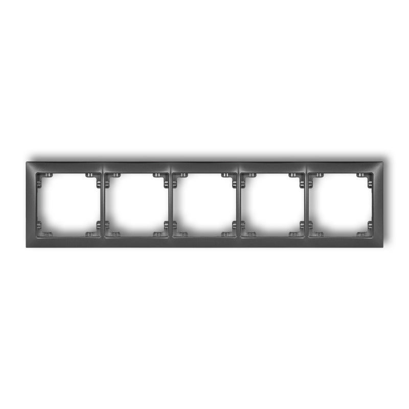 Universaalne plastikust raam 5 istmele DECO Soft, grafiit