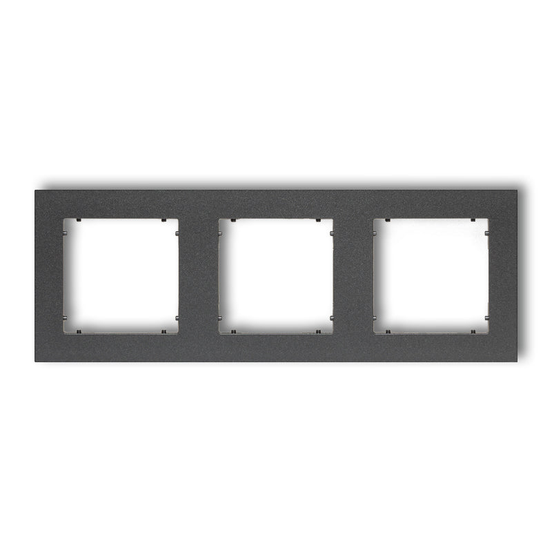 Universal 3-seater plastic frame MINI, graphite