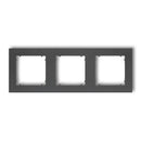 Universal 3-seater plastic frame MINI, graphite