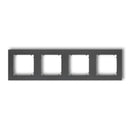 Universaalne 4-kohaline plastikraam MINI, grafiit
