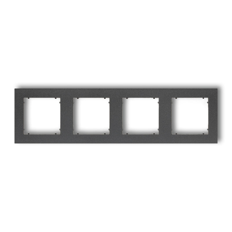 Universal 4-seater plastic frame MINI, graphite