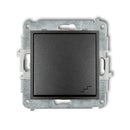 Circuit breaker 1+1 mechanism MINI, z/a, IP20/IP44, graphite