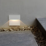 3W(300Lm) LED Kāpņu gaismeklis, V-TAC, kvadrāta, balts, IP65, silti balta gaisma 3000K
