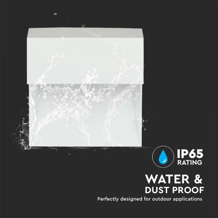 3W(300Lm) LED trepikoda, V-TAC, kandiline, valge, IP65, neutraalne valge 4000K