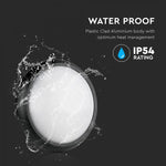 Светодиодный плакат 8W(560Lm), IP54, круглый, V-TAC, холодный белый свет 6000K