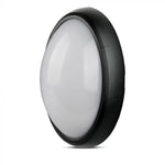 8W(560Lm) LED ceiling, oval, black, IP54, V-TAC, cold white light 6400K