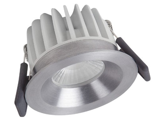 8W(620Lm) LEDVANCE LED iebūvējams gaismeklis, dimmējams, IP44, sudraba, silti balta gaisma 3000K