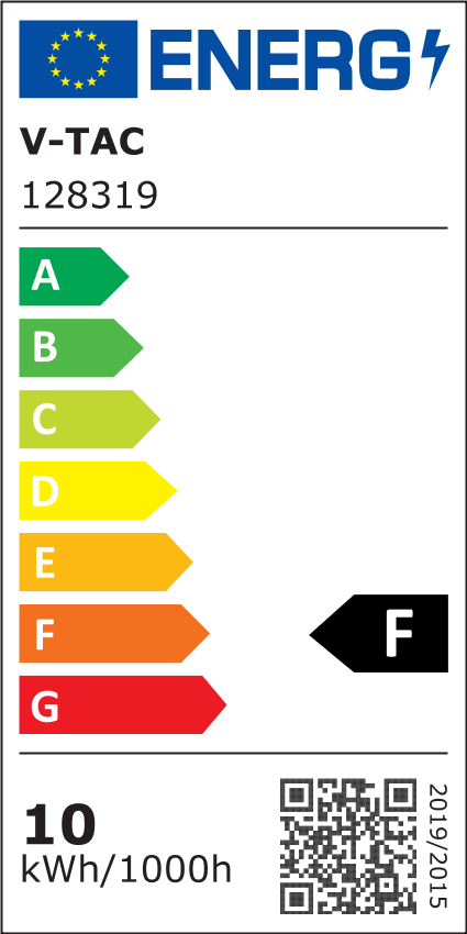 10W(1000Lm) LED utanpåliggande trädgårdslampa, 25cm, V-TAC, IP65, grå, varmvitt ljus 3000K