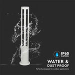 10W(1000Lm) LED uz virsmas montējams dārza gaismeklis, 80cm,V-TAC, IP65, balts, neitrāli balta gaisma 4000K