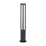10W(1000Lm) LED surface mounted garden light, 80cm, V-TAC, IP65, black, cold white light 6400K