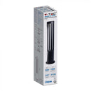 10W(1000Lm) LED surface mounted garden light, 80cm, V-TAC, IP65, black, cold white light 6400K