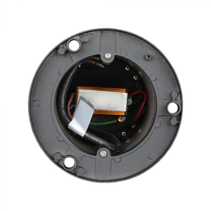 10W(1000Lm) LED surface mounted garden light, 80cm, V-TAC, IP65, black, cold white light 6400K