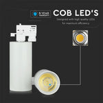 30W(2700Lm) LED-ljusramp, 5 års garanti, IP20, V-TAC, varmvit 3000K