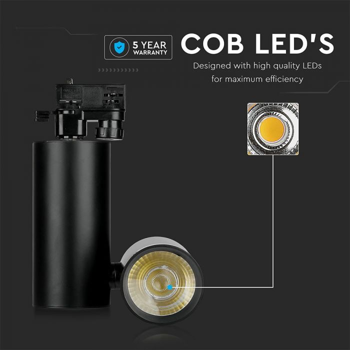 30W (2700Lm) LED valgusti, 5 aastat garantiid, IP20, V-TAC, jaheda valge 6000K
