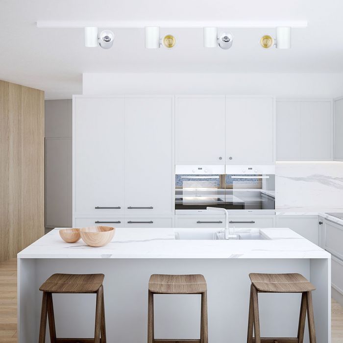 15W(1350Lm) LED sliežu prožektors 3 fāžu, IP20, V-TAC, silti balta gaisma 3000K